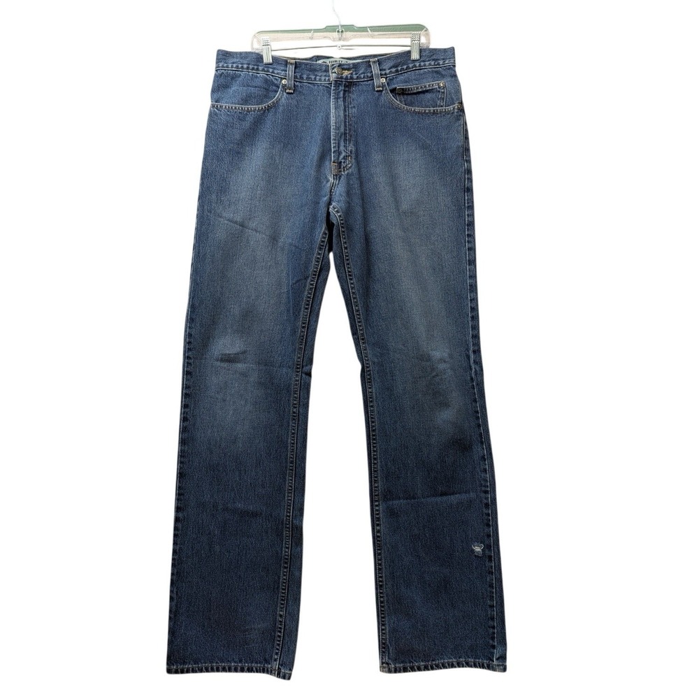 Harley-Davidson Jeans Mens 36x36 Blue Straight Leg Biker Denim 99027-09VM